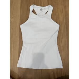 ALO Yoga White Tank Top